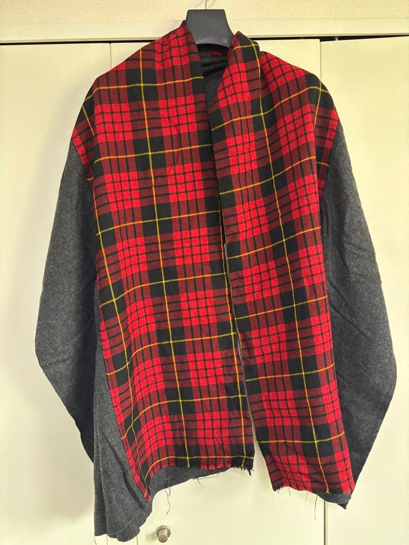 commedesgarconsshirt チェックマフラー