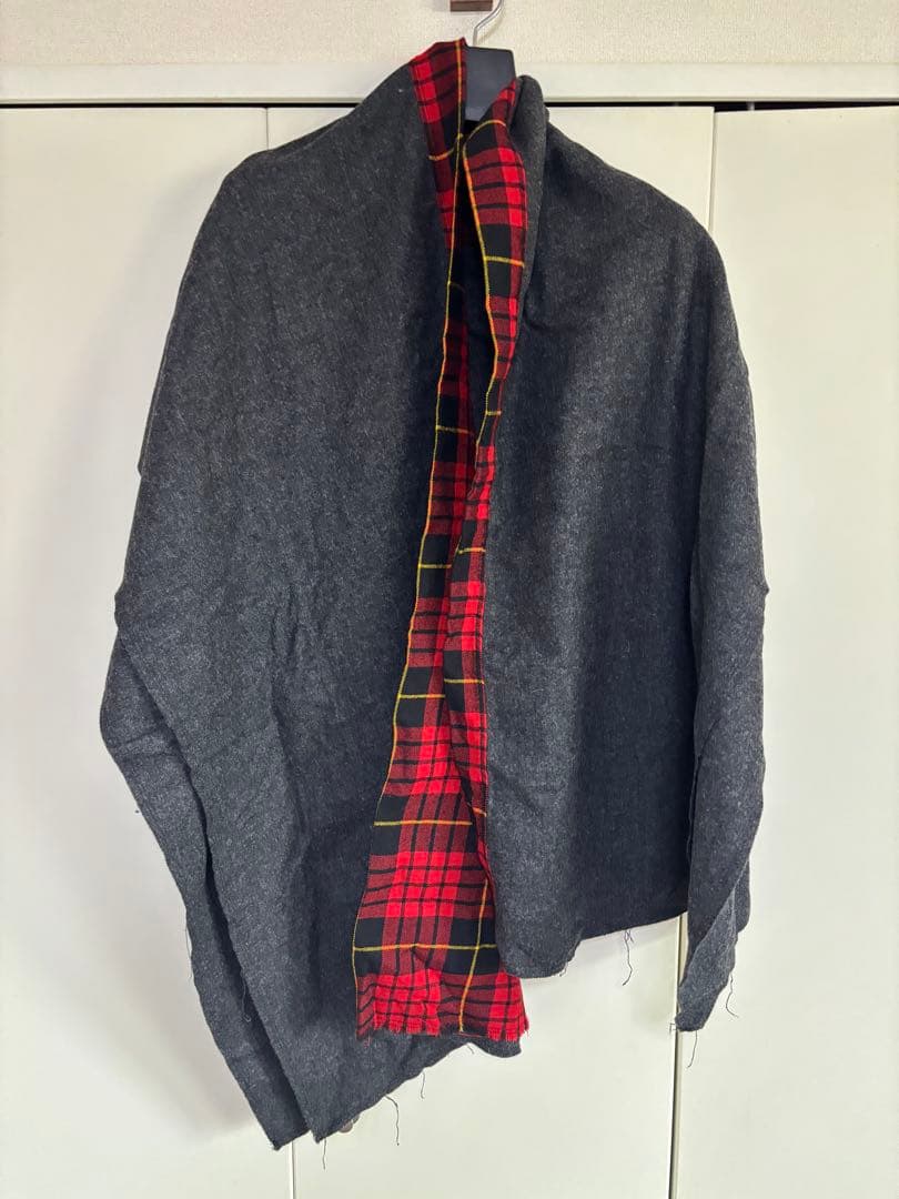 commedesgarconsshirt チェックマフラー