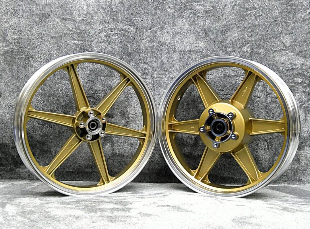 JWL車検対応 ZRX400 キャストホイール ゴールドシックス/ ナイン