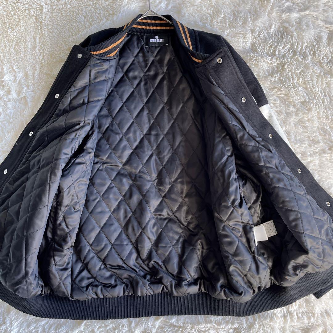 美品　MARY QUANT スタジャン　完売品　ブラック　Y2K