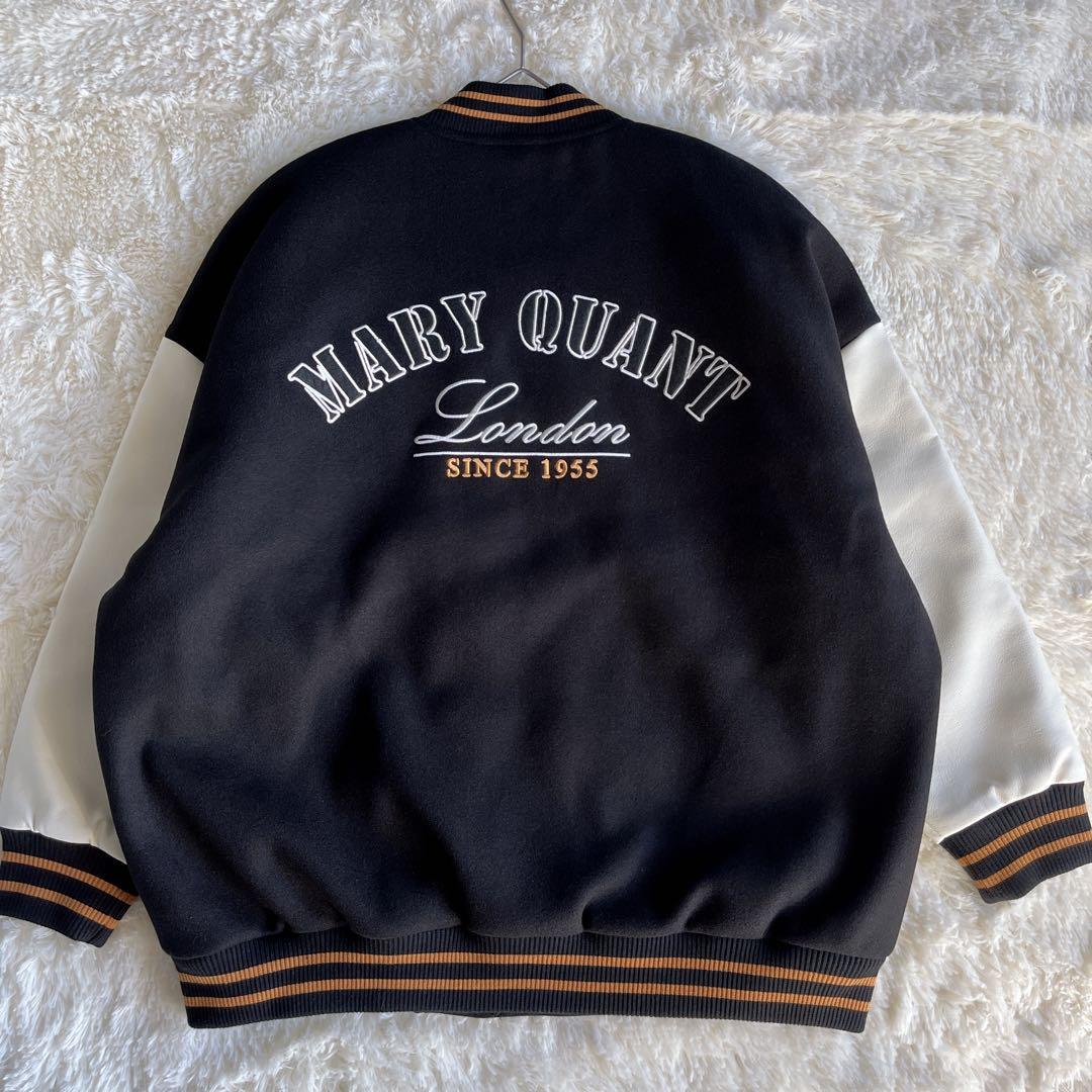 美品　MARY QUANT スタジャン　完売品　ブラック　Y2K