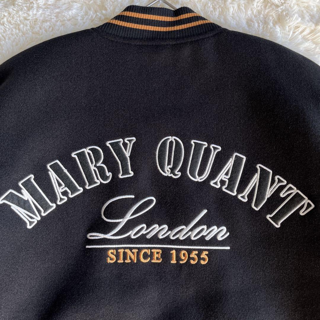 美品　MARY QUANT スタジャン　完売品　ブラック　Y2K
