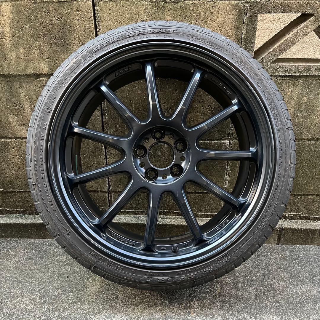 Work Emotion 11r 18インチ マットブラックホイールセット - メルカリ