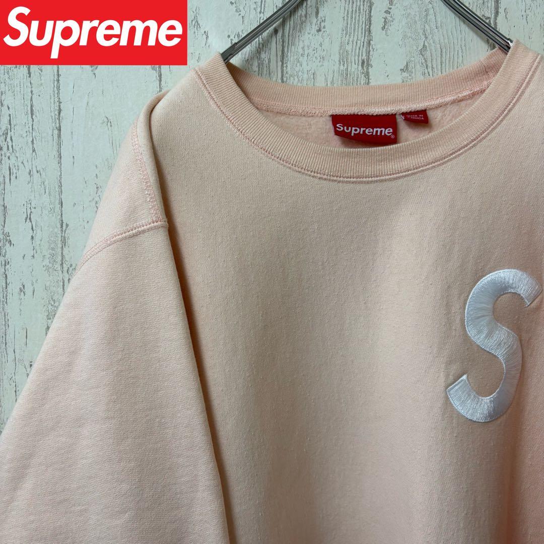 激レア】SUPREME シュプリーム スウェット トレーナー Sロゴ ゆるだぼ