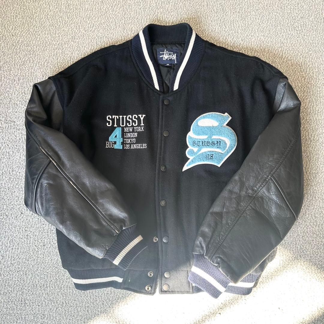 OLD STUSSY BIG4 Mサイズ スタジャン - メルカリ