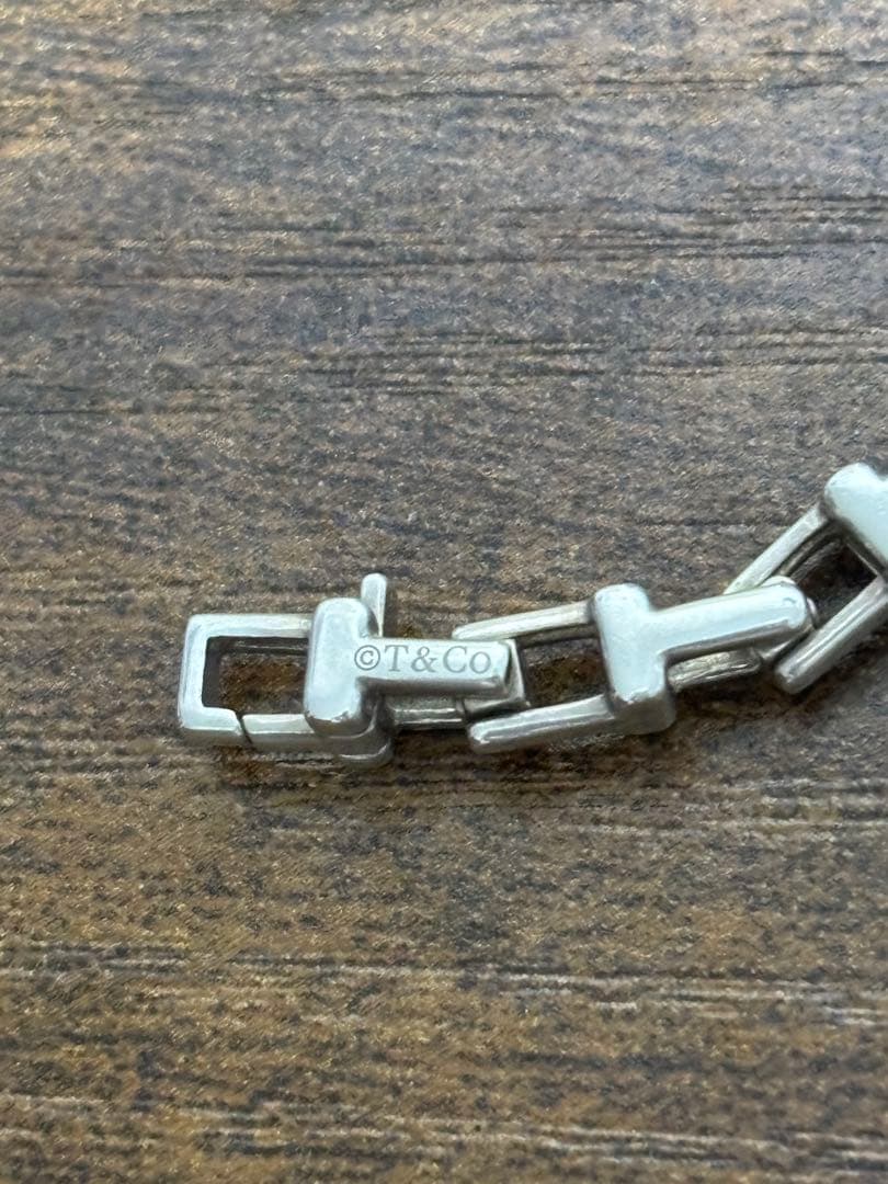 l様専用 Tiffany Tナローチェーンネックレス シルバー ハードウェア