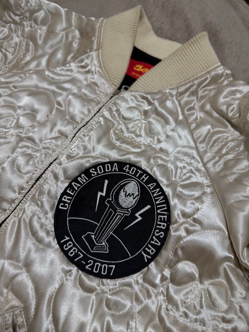 2面用 CREAM SODA 龍 日本限定版 スカジャン vintage サテン - メルカリ