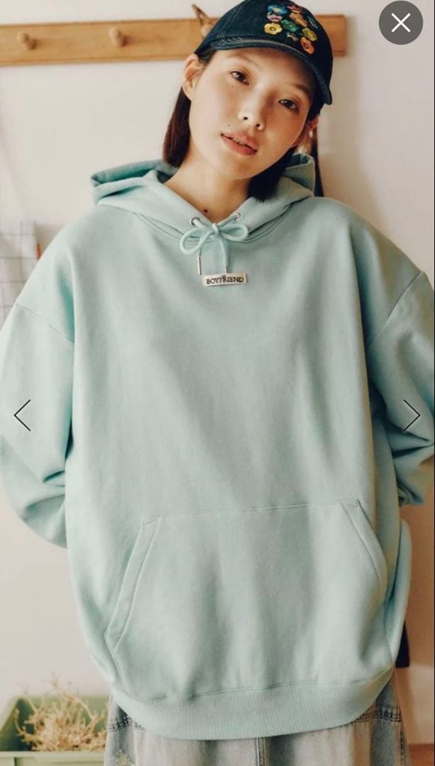 ボーイフレンド シーズン2コラボ フラワープルオーバーフーディー