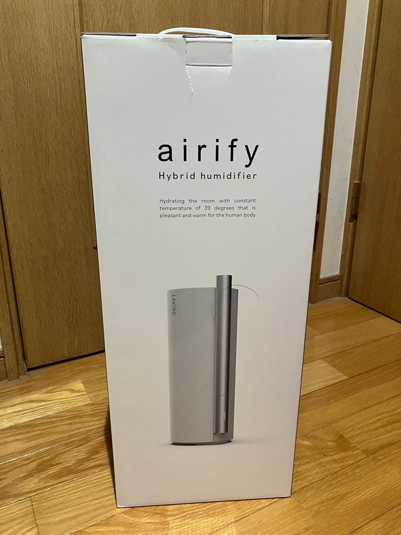 【新品】LAViNO エアリファイ ハイブリッド 加湿器 4.5L ホワイト