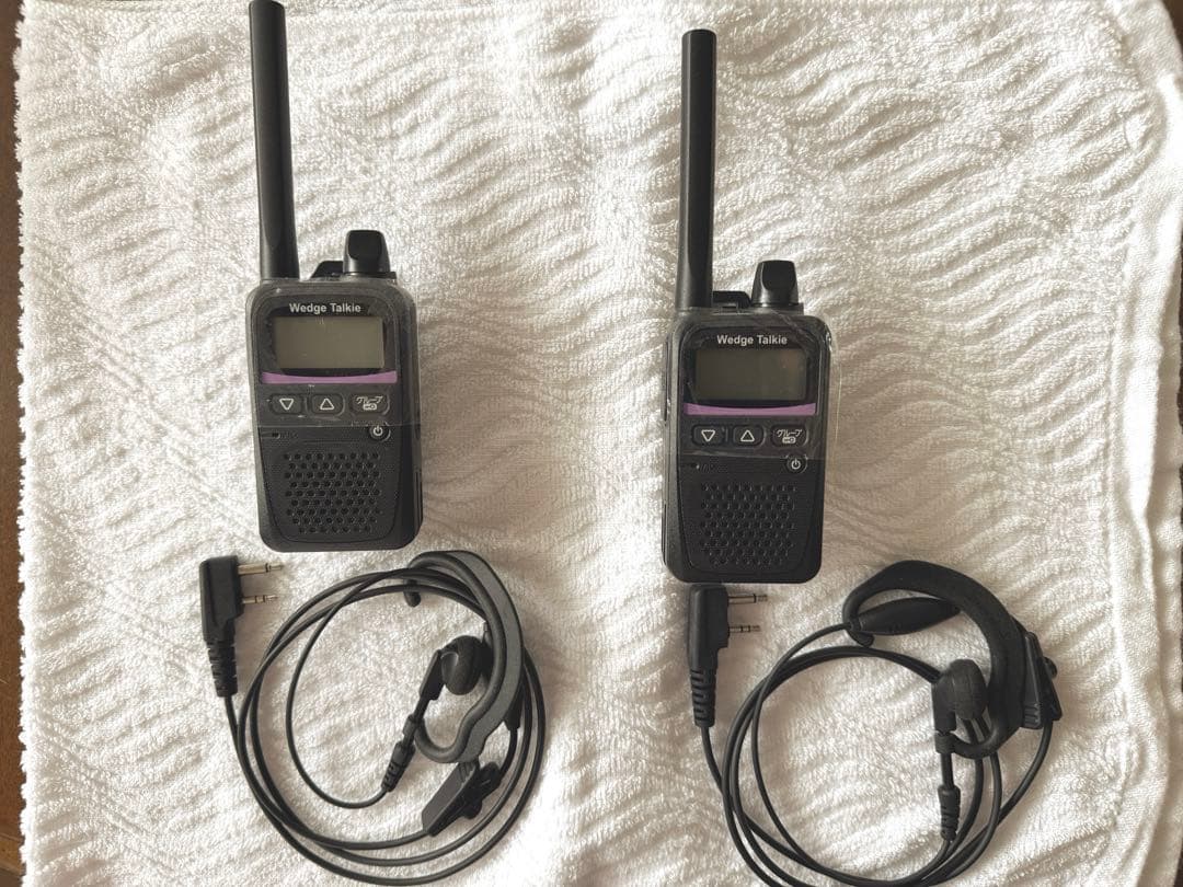 Wedge Talkie トランシーバー 2台 イヤフォン付き