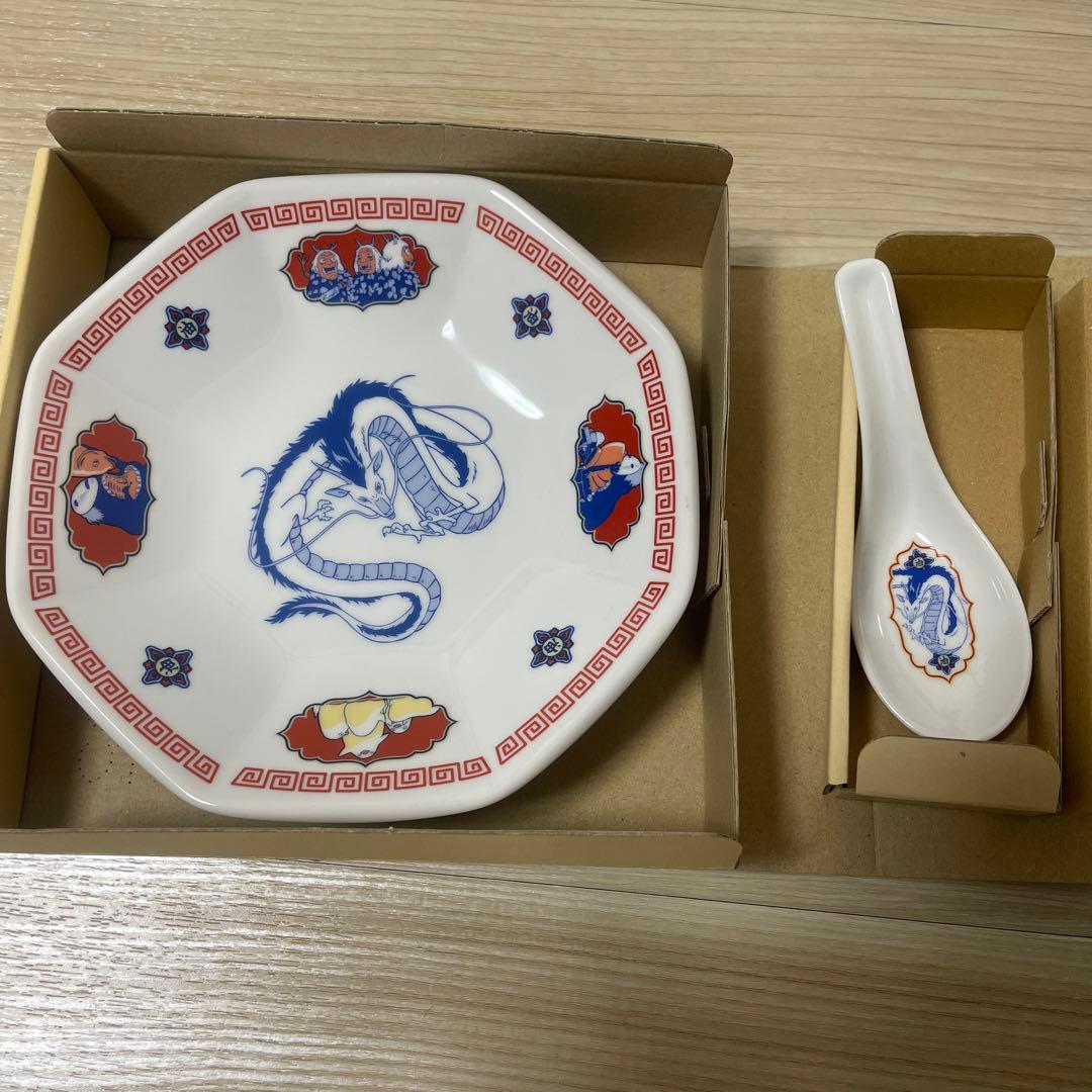 千と千尋の神隠し 屋台シリーズ 八角皿 れんげ レア物 廃盤 皿 食器