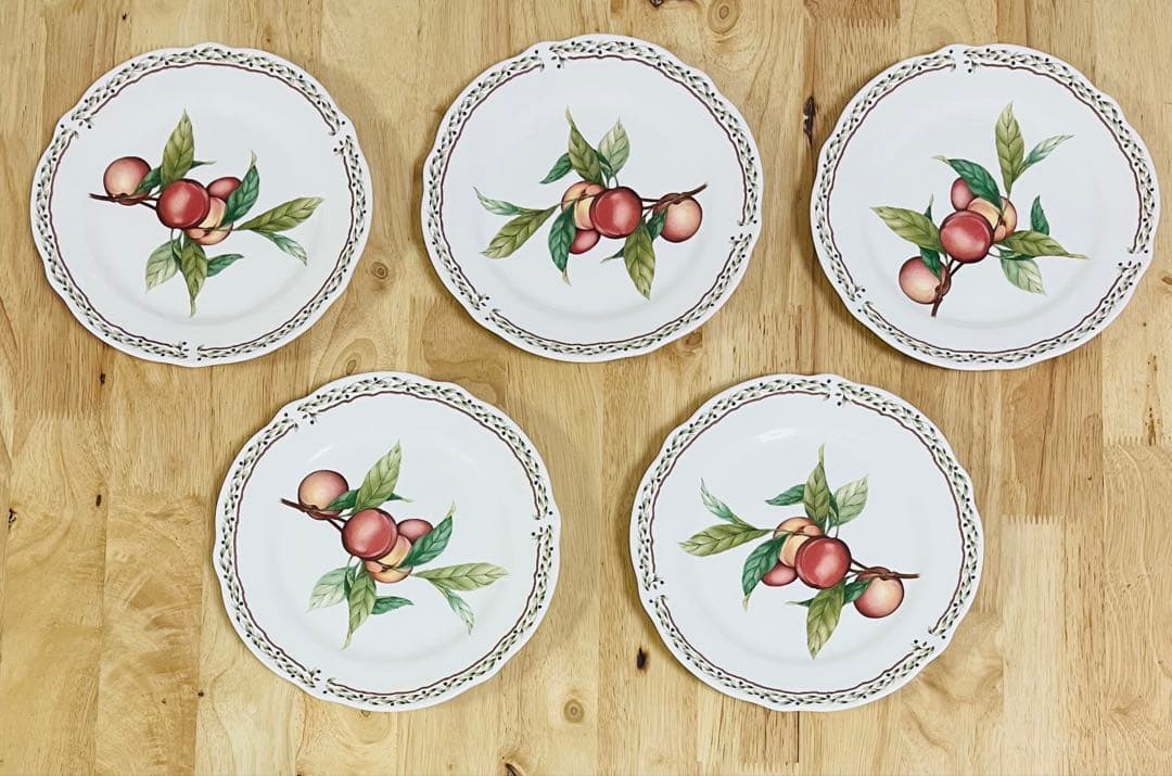 ノリタケ製 フルーツ柄洋食器 5種×5セット K107538776 - 食器安価