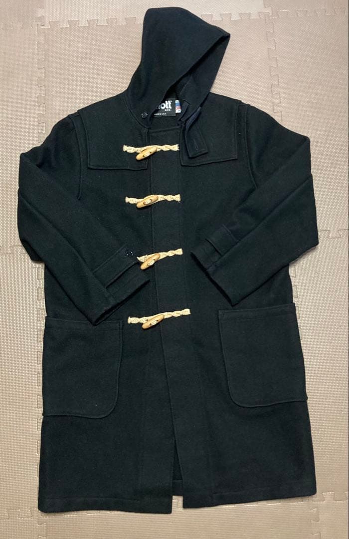 SCHOTT ダッフルコート 中古・古着通販】Schott (ショット) ダッフルコート グレー サイズ