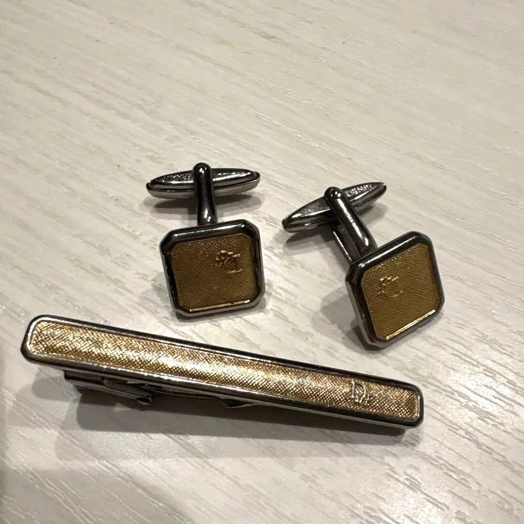 美品 クリスチャンディオール dior ネクタイピン カフスボタン - メルカリ