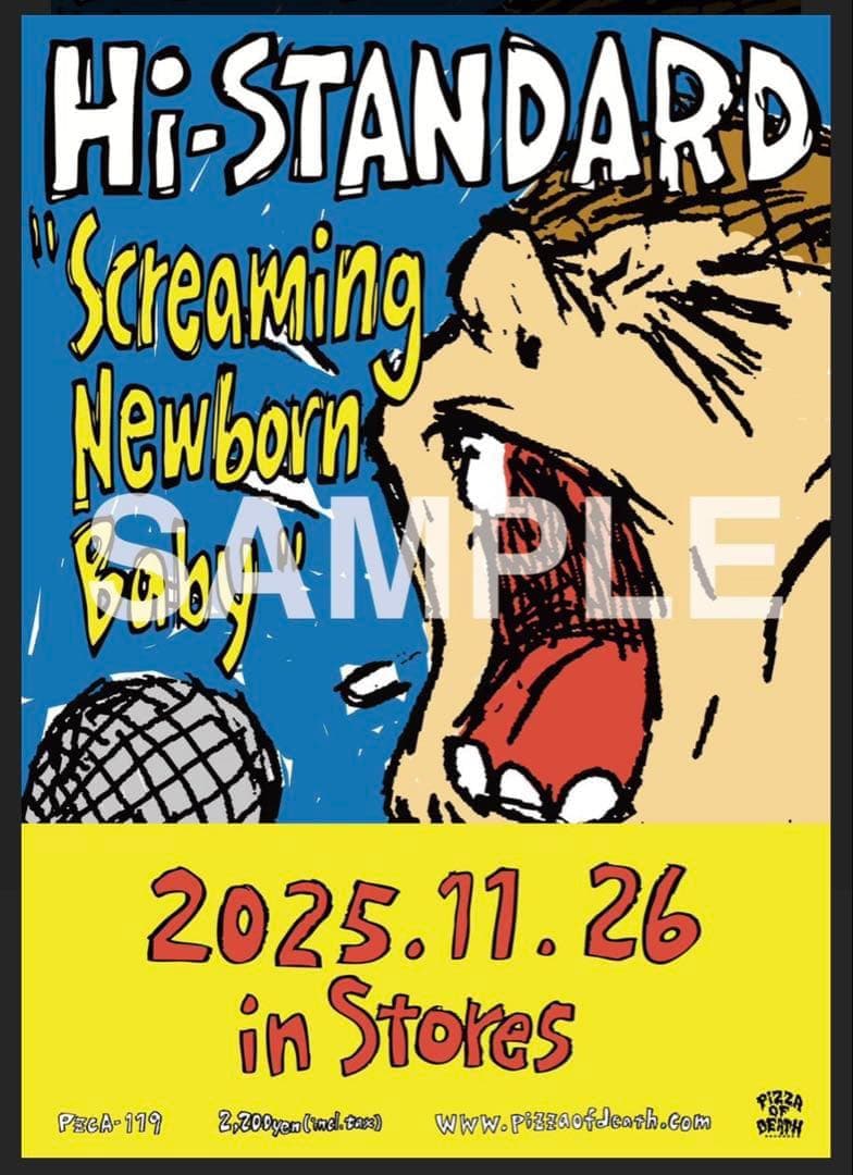 Hi-STANDARD ScreamingNewbornBaby特典ポスター - メルカリ
