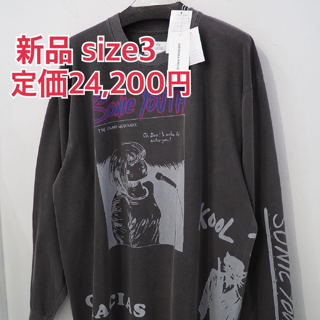 新品 定価24200円 インソニアプロジェクツ ソニックユース プリント