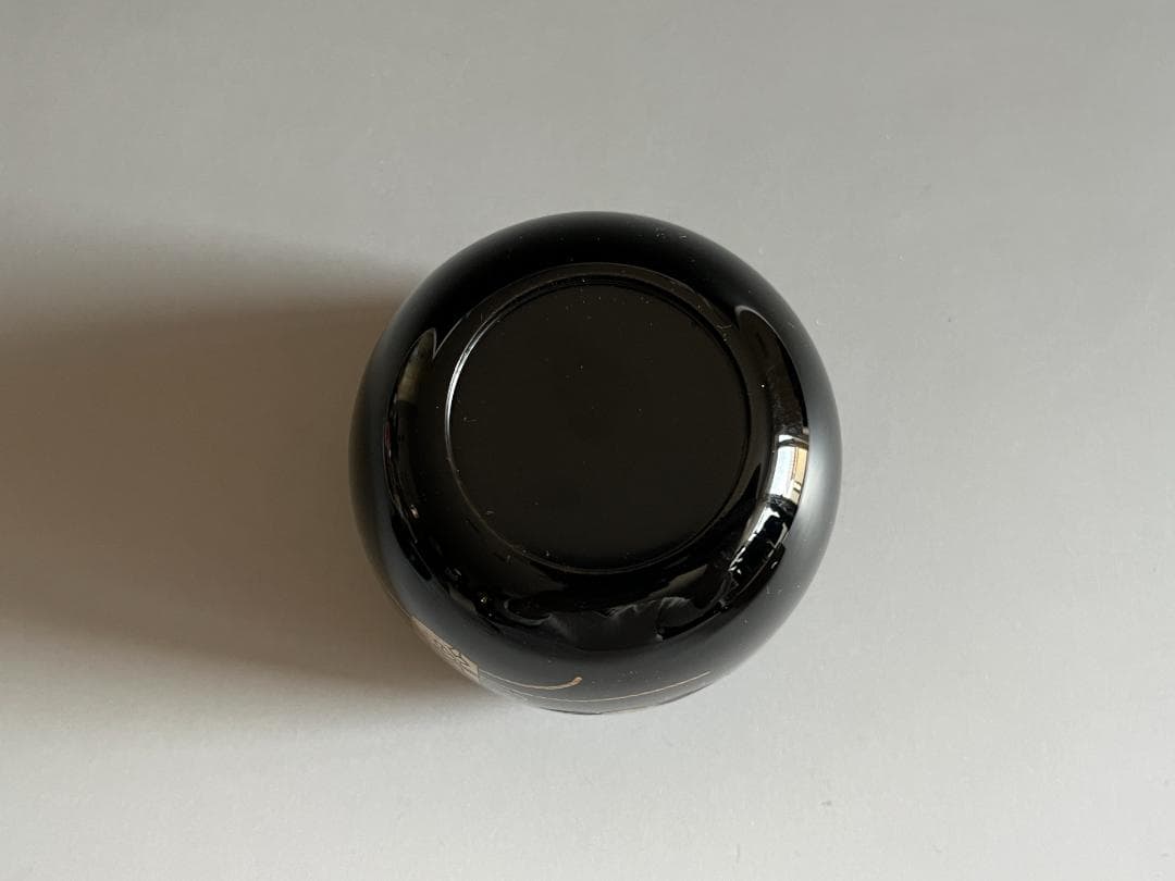 山崎博　迎舟造　汐汲蒔絵　大棗　黒塗　堀内宗完書付　茶道具　薄茶器　表千家