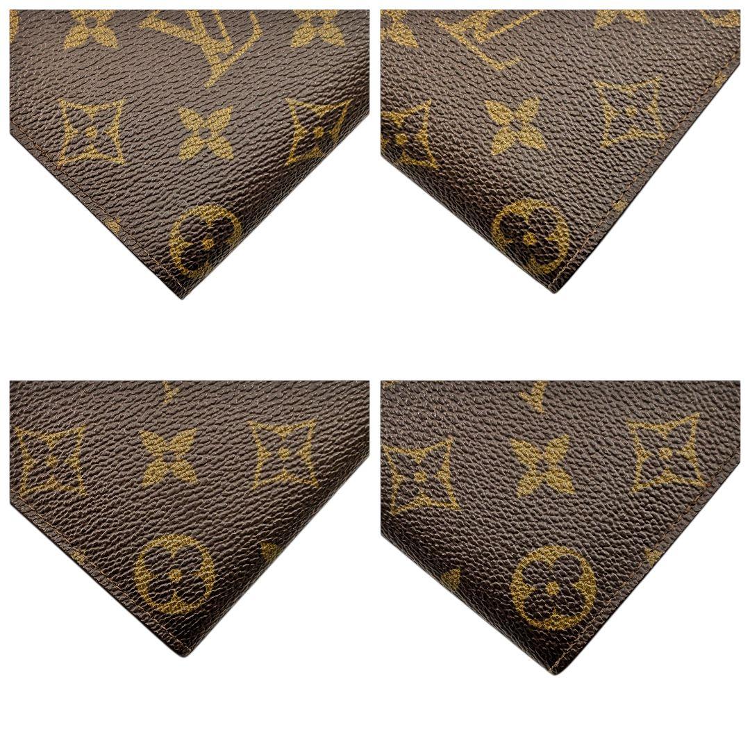 良品 ルイヴィトン モノグラム ポシェット ポルトモネ クレディ 966