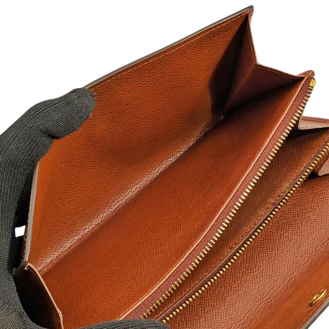 良品 ルイヴィトン モノグラム ポシェット ポルトモネ クレディ 966