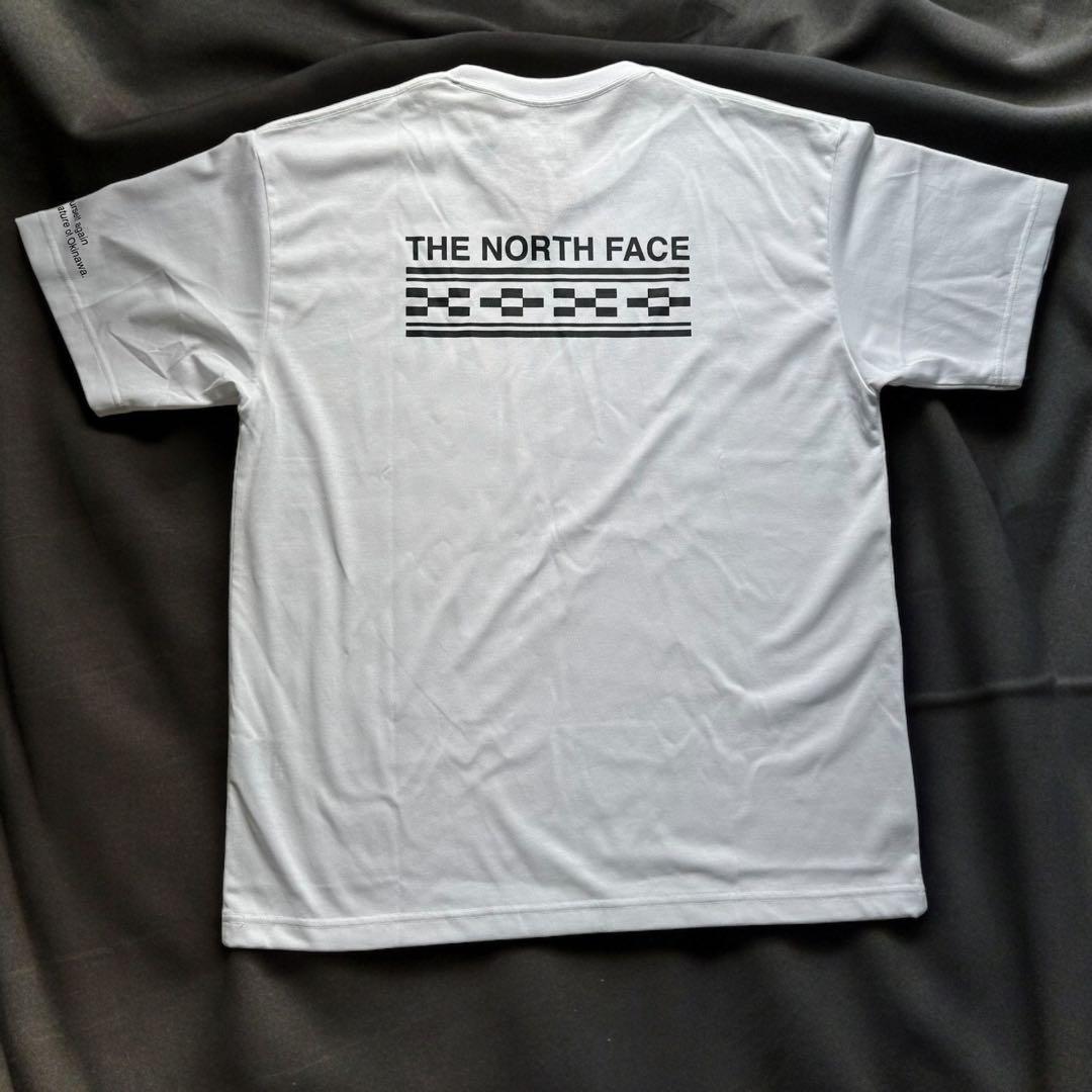 正規品 新品 ノースフェイス 石垣島限定 ミンサー柄 Tシャツ 白 XL