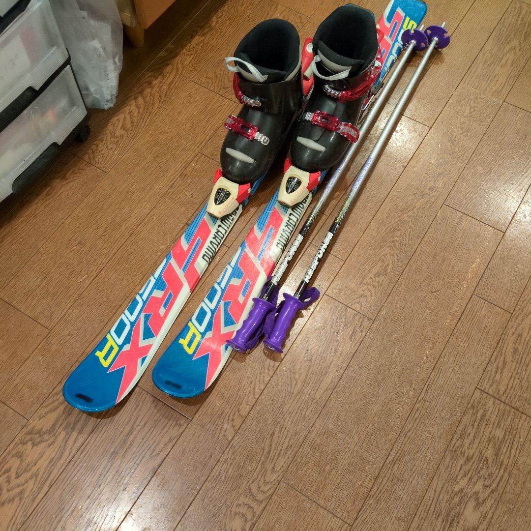 SNOWCARVING 110cm ジュニアスキーセット22cmブーツ - メルカリ