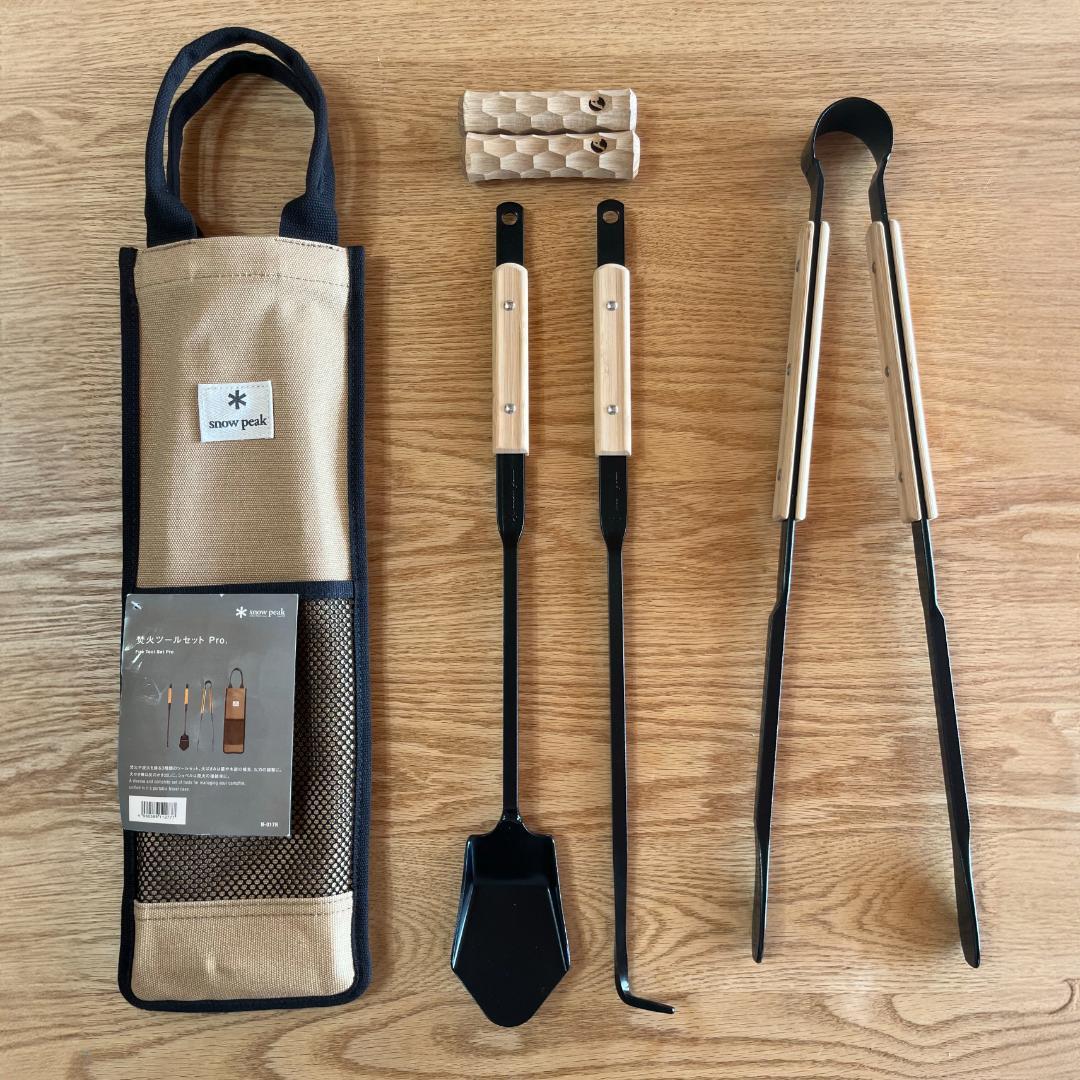 新品・未使用】snow peak 焚火ツールセットPro + アシグリップ - メルカリ