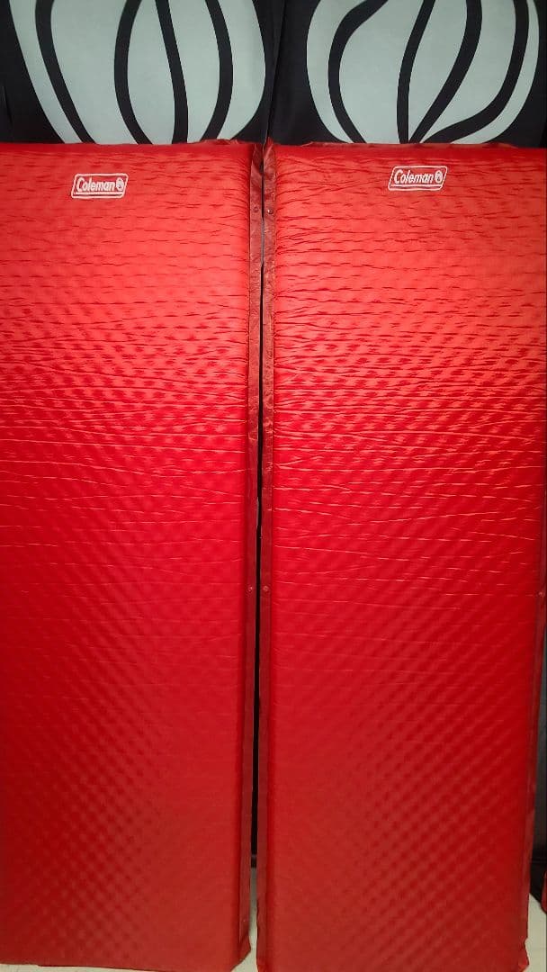 限定カラー Coleman コールマン スリーピングマット 赤 2枚セット 楽天市場】コールマン シュラフ マット2点セット ファミリー2 in1 C10+