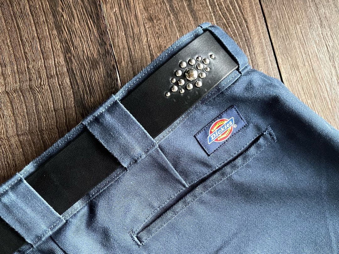 ディッキーズ874専用スタッズベルト 昭南ベンズ シルバー HTC CALEE