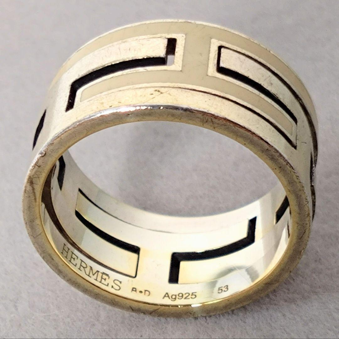 R*y様 HERMES エルメス ムーブアッシュ リング シルバー 925 13 - メルカリ