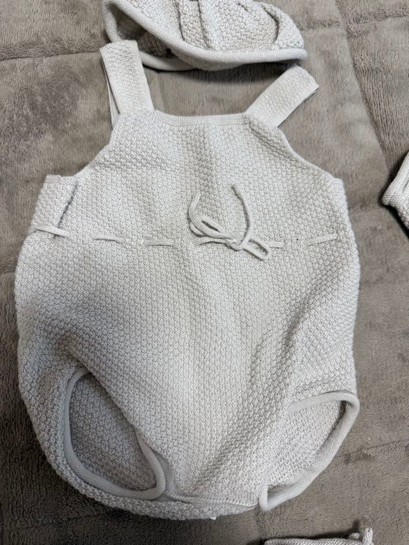 MARL MARL ニューボーンセット グレー 箱付き 退院着 - メルカリ