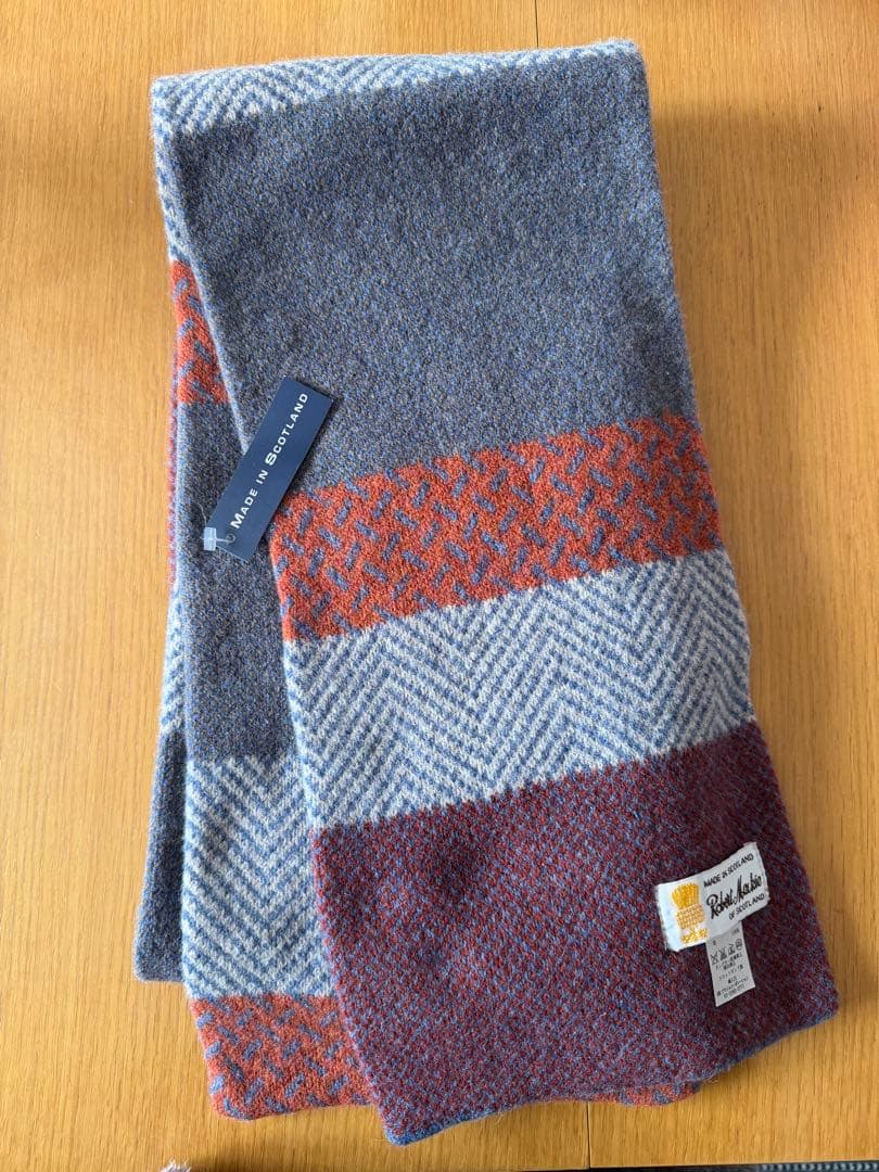 ロバートマッキー＊スコットランド製ウールマフラー - メルカリ