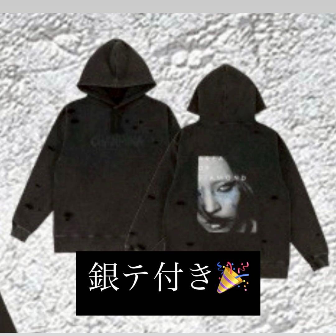 ちゃんみな フーディ パーカー AREA OF DIAMOND 4 ブラック - メルカリ