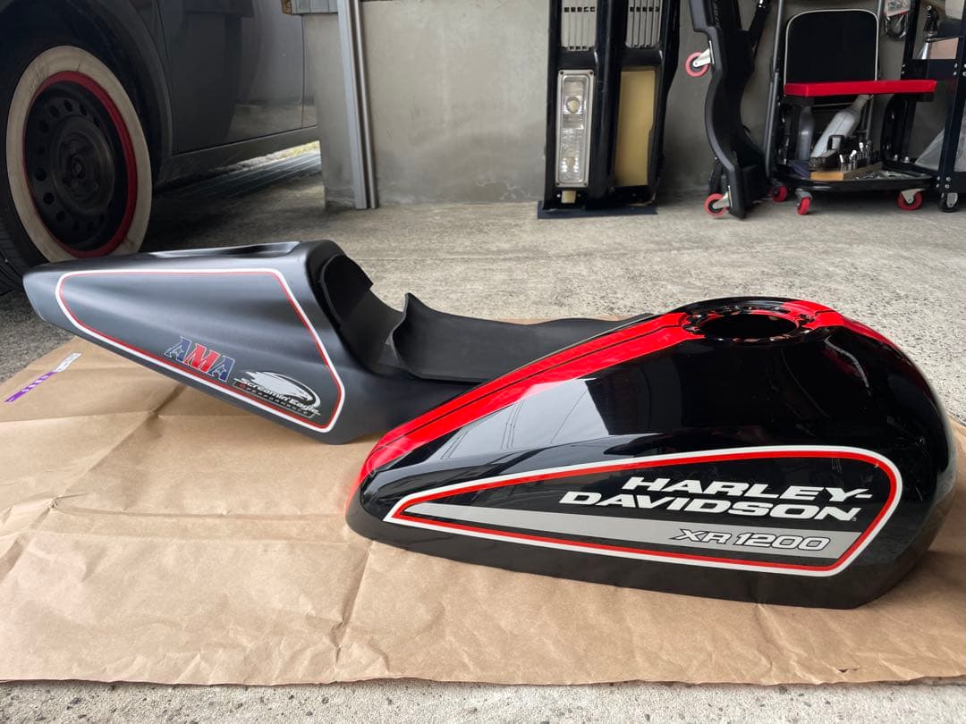 HARLEY-DAVIDSON XR1200 タンクとシートセット カスタム - メルカリ