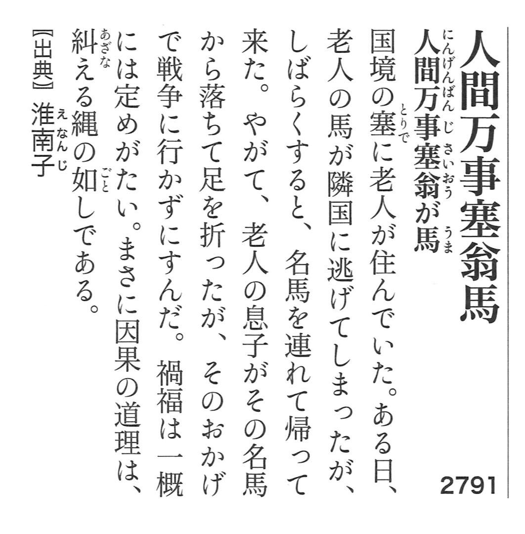 臨済宗大徳寺派瑞光院住職 前田宗源自筆画賛『人間万事塞翁馬』（共箱