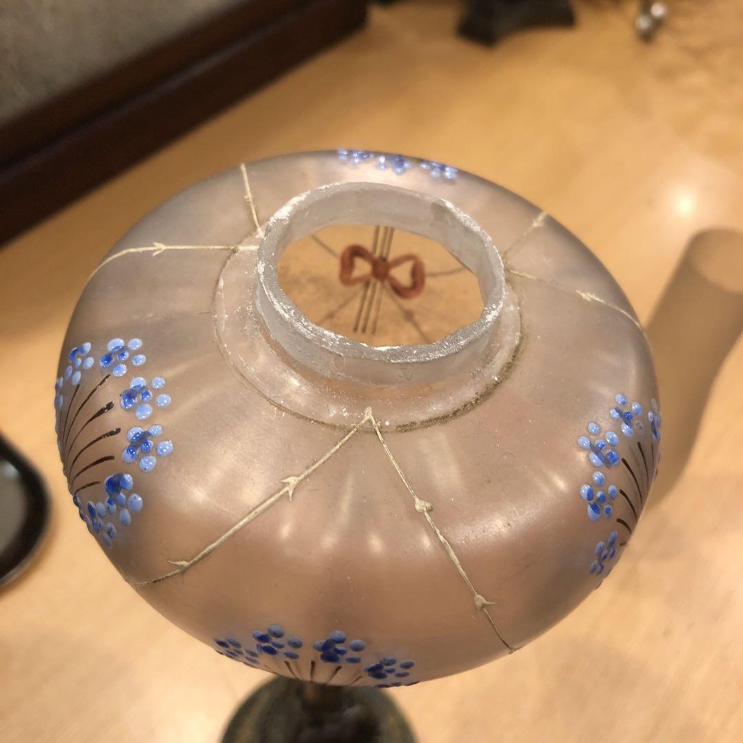 渓流あまごさん専用オイルランプ1920年代製ビクトリアン オイルランプ