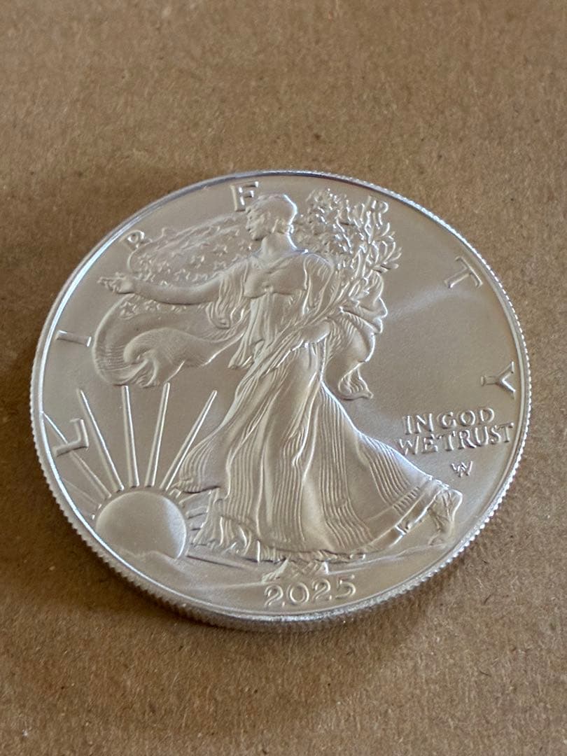 2025年 アメリカンイーグル 銀貨 1ドル - メルカリ
