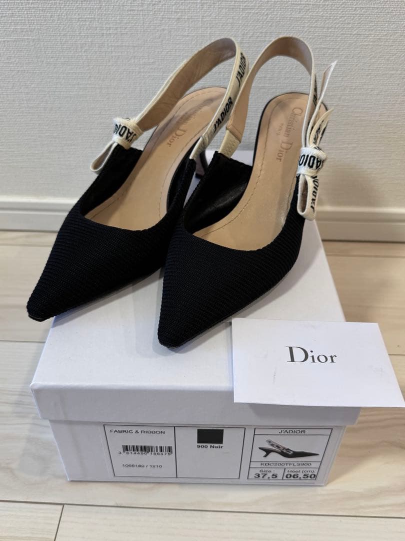 【ゼナミダルページ】J'ADIORストラップ付き　ミュールサイズ37.5 AmiAmi（アミアミ） サンダル レディース ミュール ぺたんこ 痛くない