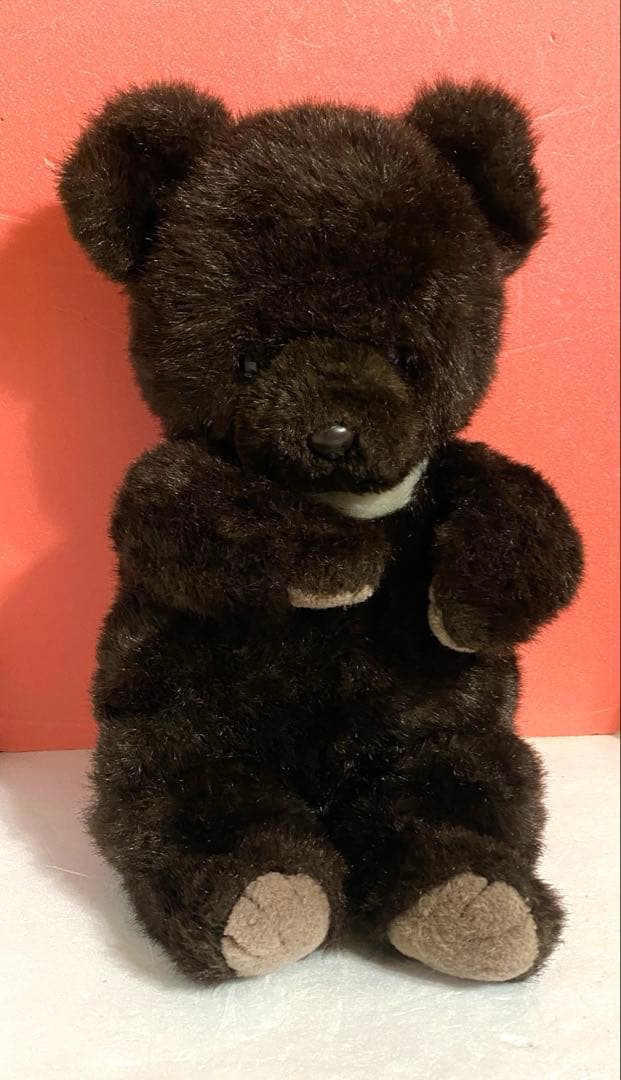 ヴィンテージ ファースト社クマぬいぐるみ ツキノワグマ - メルカリ
