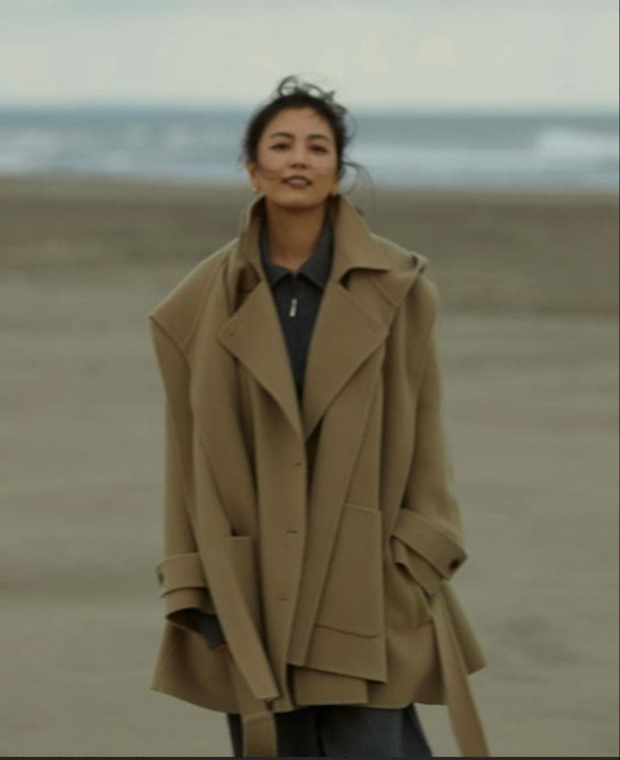 etre tokyo 矢野未希子コラボ フーディーリバートレンチコート - メルカリ