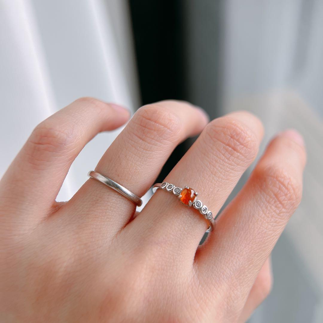 ミャンマー産天然本翡翠 リング シルバー925 - メルカリ