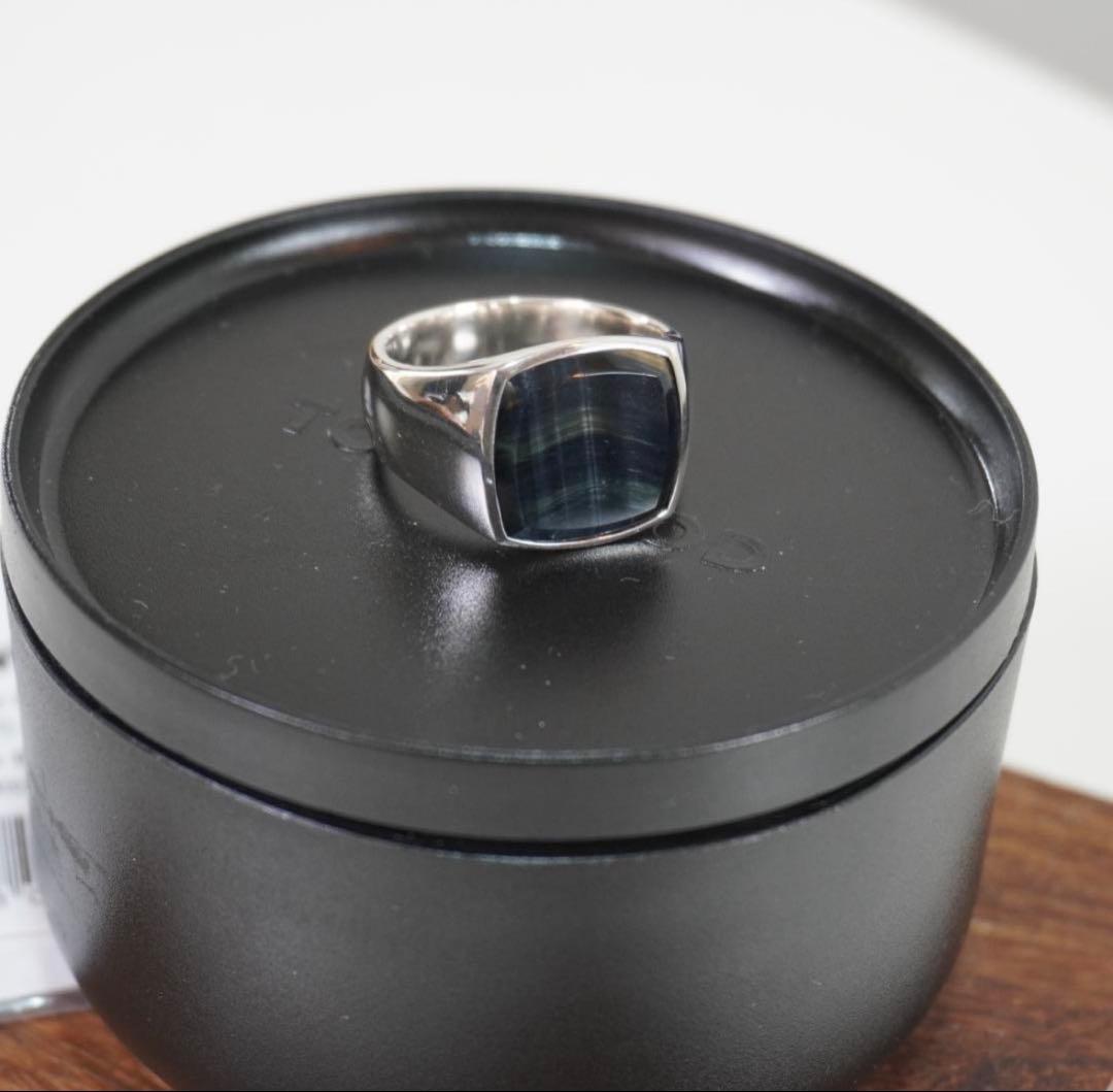 美品TOM WOOD Cushion Blue Hawk Eye 62 - メルカリ