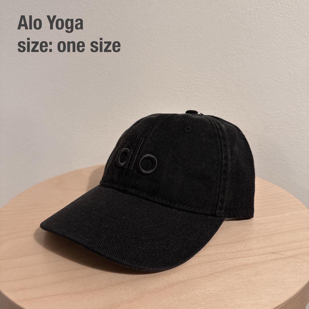 新品/人気】Alo Yoga アロヨガ ブラックデニム キャップ - メルカリ