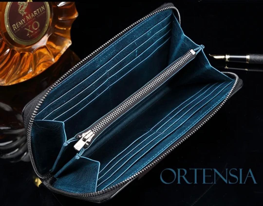 長財布 ブラック 黒 未使用品 トーマスウェア ブライドルレザー 日本製