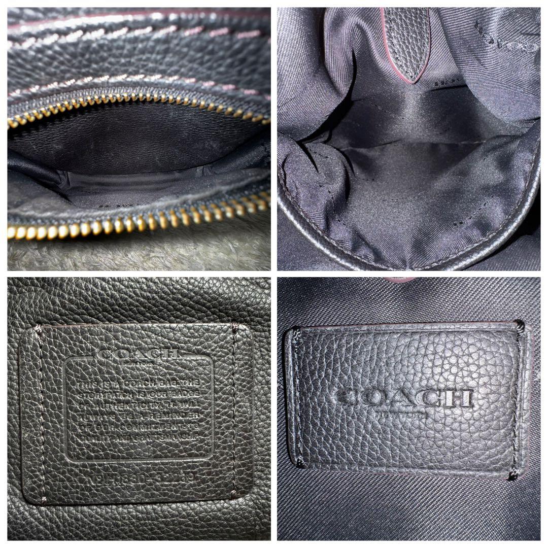 コーチ アカデミー パック ボディバッグ 斜め掛け ビジネス 通勤 ブラック