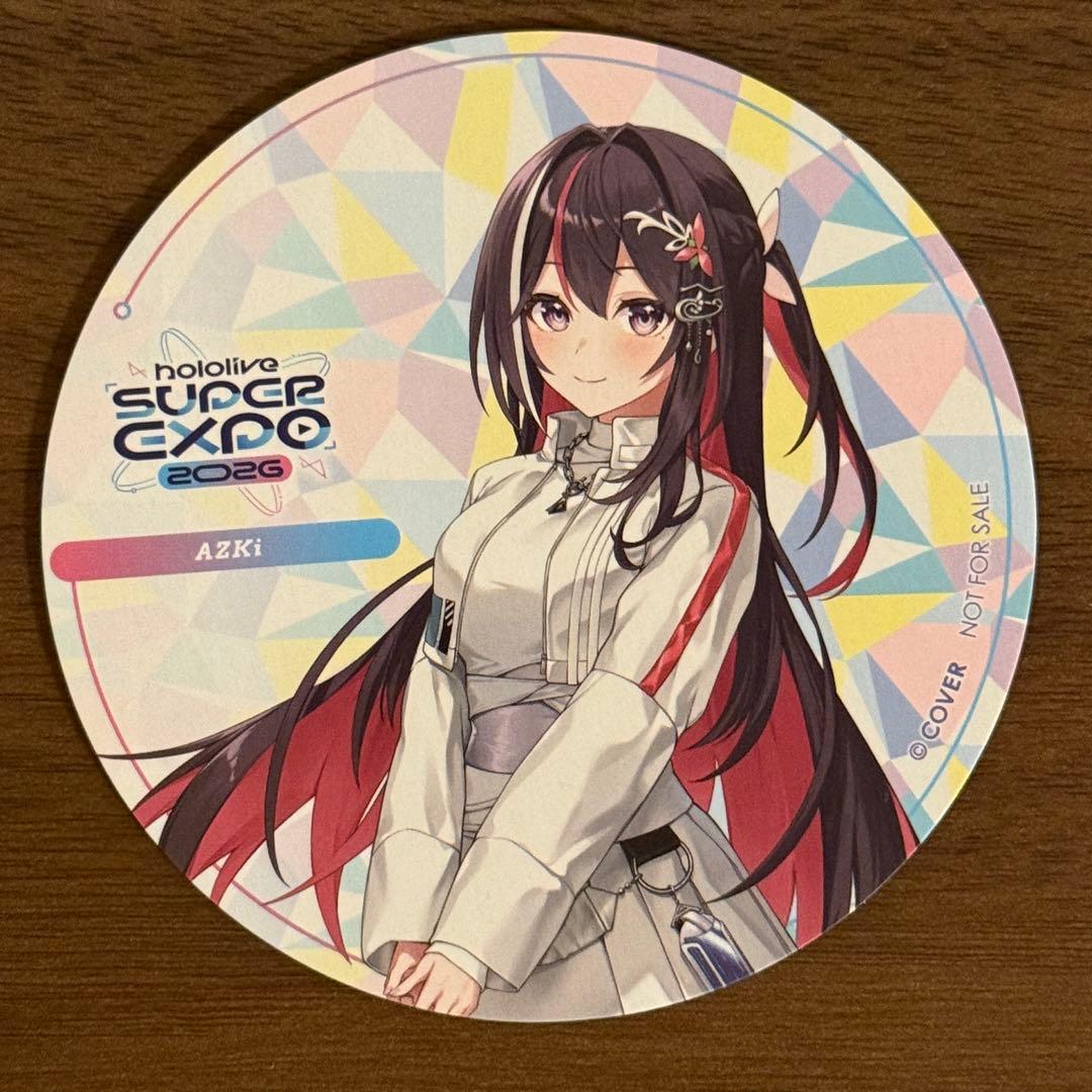 ホロライブ EXPO 2026 AZKi コースター 特典 - メルカリ