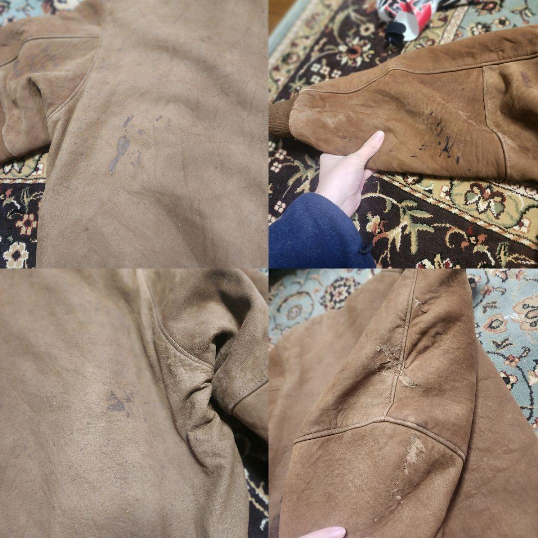 L.L.bean レザージャケット　スウェード　ヌバック　XL