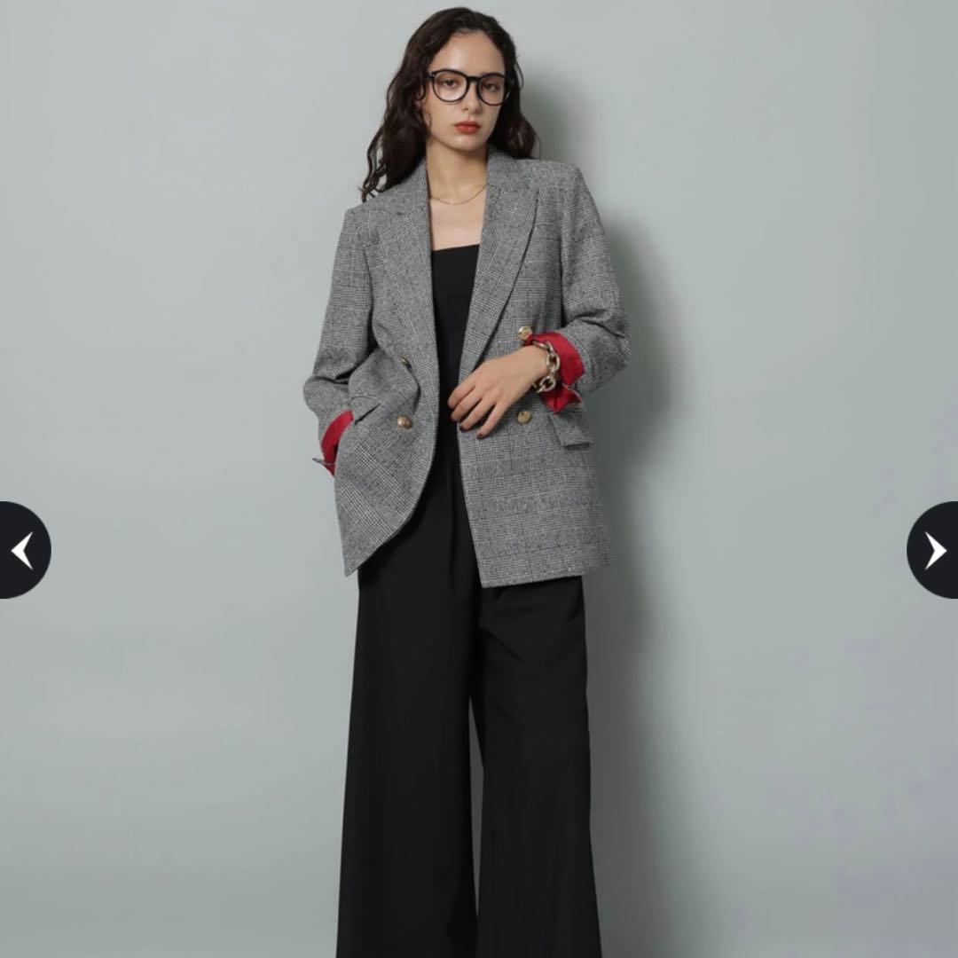 矢田亜希子さん着用】W釦テーラードジャケットアルページュストーリー