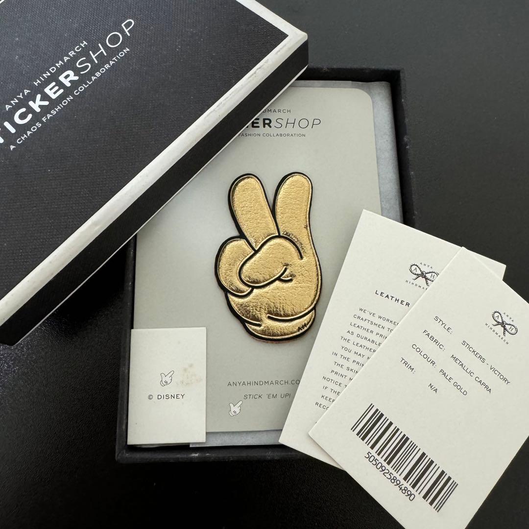 新品未使用/アニヤハインドマーチ ステッカー ゴールド - メルカリ