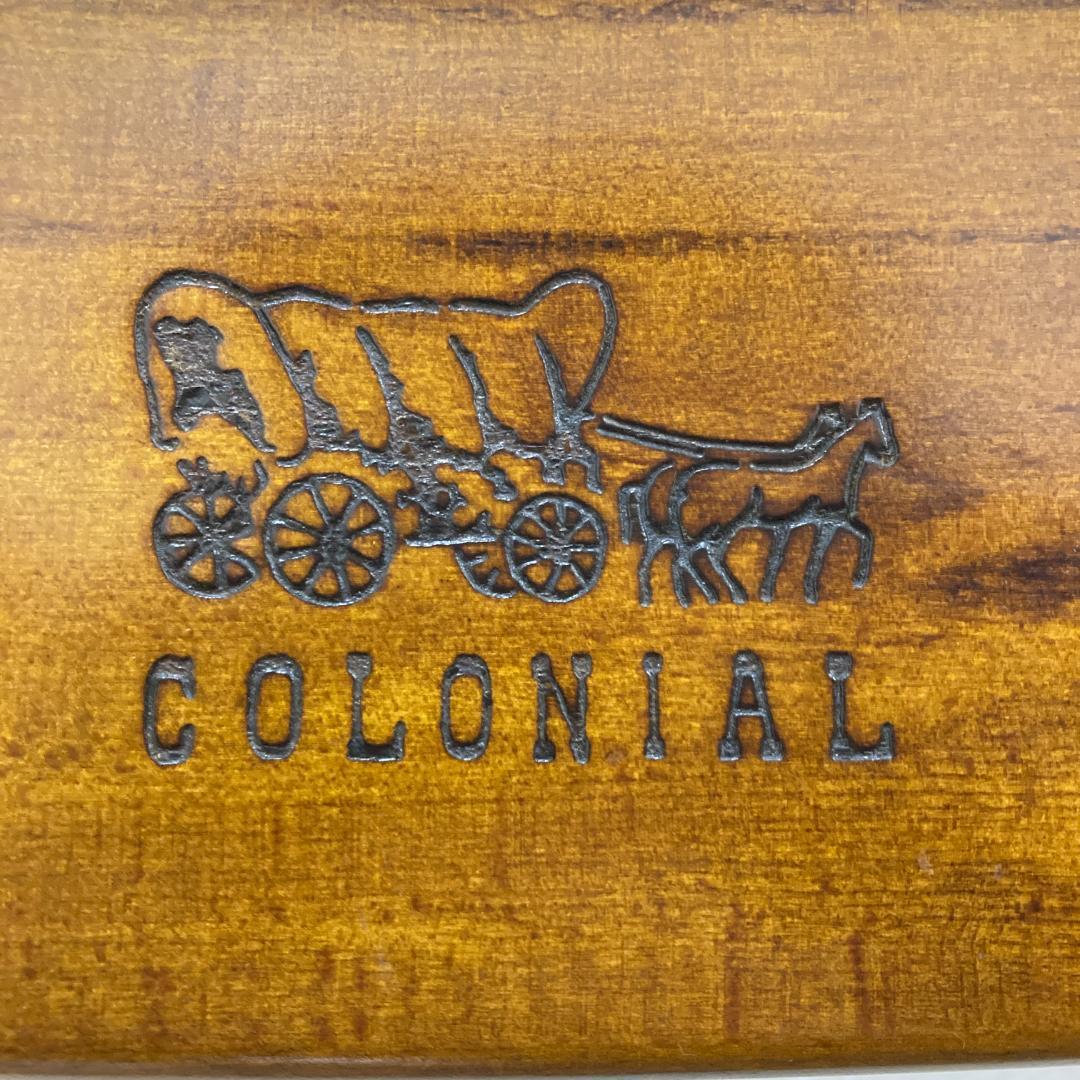 カリモク】コロニアル ダイニングチェア 椅子 馬車刻印 2脚セット