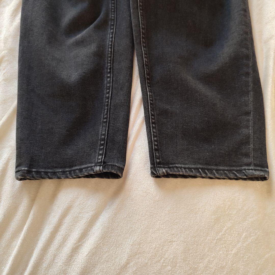 [新品]COUDRE ハイウエストデニム 25 BLACKブラック BLK